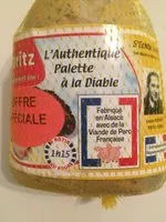 Mängden socker i L authentique palette à la diable