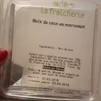 Mängden socker i noix de coco en morceaux