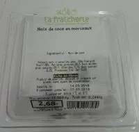 Mängden socker i Noix de coco en morceaux