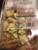 Mängden socker i Tartare tomate Avocat