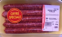 Mängden socker i Merguez forte à griller