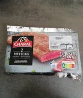 Mängden socker i Charal 2 biftecks