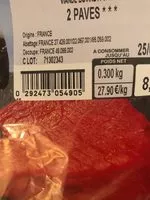 Mängden socker i Pavé de viande rouge