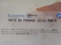 Mängden socker i Tarte au fromage