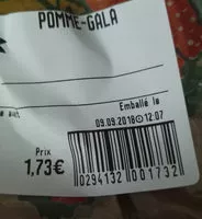 Mängden socker i POMME GALA