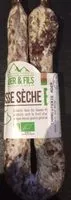 Mängden socker i Saucisse Sèche