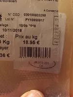 Mängden socker i Comté