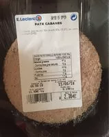 Mängden socker i Pate Cabanes