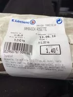 Mängden socker i Sandwich Rosette