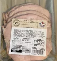 Mängden socker i Roti de porc