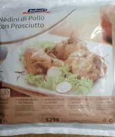 Mängden socker i Nodini de poulet au jambon