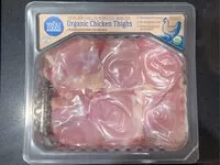 Mängden socker i Organic chicken thighs