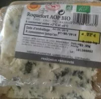 Mängden socker i Roquefort AOP BIO