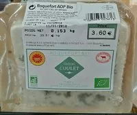 Mängden socker i Roquefort AOP Bio