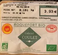 Mängden socker i roquefort aop