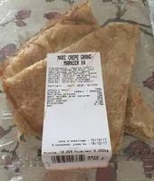 Mängden socker i Maxi Crêpe Grand Marnier x4