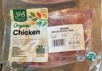 Mängden socker i Organic chicken thighs