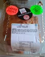 Mängden socker i 4 croissant AOC beurre Charente