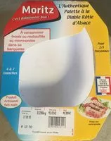 Mängden socker i Palette a la diable rotie d'alsacemoritz