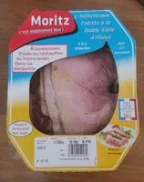 Mängden socker i Palette à la diable rôtie d'Alsace