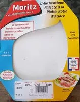 Mängden socker i Palette à la diable rôtie d'alsace