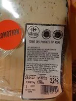 Mängden socker i Tomme des Pyrénées IGP NOIRE