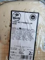 Mängden socker i Tomme des Pyrénées igp noire