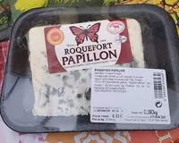 Mängden socker i Roquefort papillon