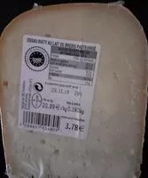 Mängden socker i Ossau iraty au lait de brebis pasteurisé