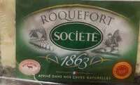 Mängden socker i Roquefort  Société 1863