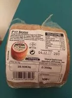 Mängden socker i P’tit basque