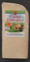 Mängden socker i Cantal entre-deux au lait de vache pasteurisé