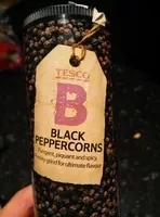 Mängden socker i Whole Black Peppercorns