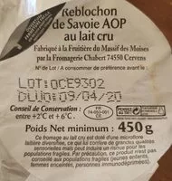 Mängden socker i Reblochon