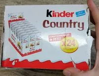 Mängden socker i Kinder Country X24 pièces