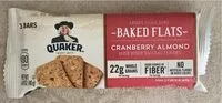 Mängden socker i Baked Flats Cranberry Almond
