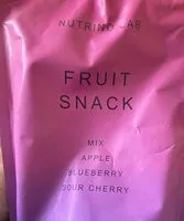 Mängden socker i Fruit Snack  blueberry