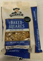 Mängden socker i Blueberry breakfast squares soft baked bars, blueberry
