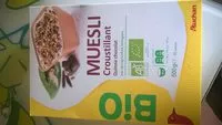 Mängden socker i Müesli croustillant quinoa chocolat