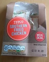 Mängden socker i Tesco Southern fried chicken wrap