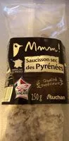 Mängden socker i Saucisson sec des Pyrénées