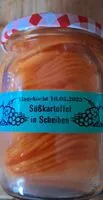 Mängden socker i Süßkartoffel in Scheiben
