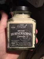 Mängden socker i Tesco Finest Horseradish Sauce 165G