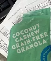 Mängden socker i Coconut cashew grain free granola