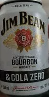 Mängden socker i Jim Beam Bourbon & Cola Zero