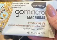 Mängden socker i Macrobar - Everlasting Joy