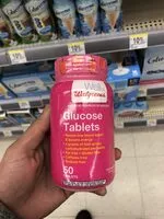 Mängden socker i Glucose tablets