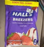 Mängden socker i Halls Breezers