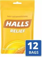 Mängden socker i Honey lemon cough drops