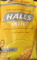Mängden socker i Halls lemon and honey cough drops